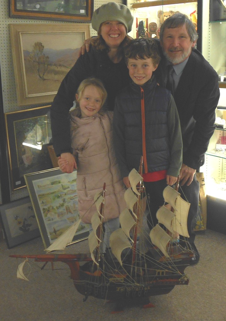 Hungerford Arcade, Mum Emily, Adrian, Mary & Isaiah